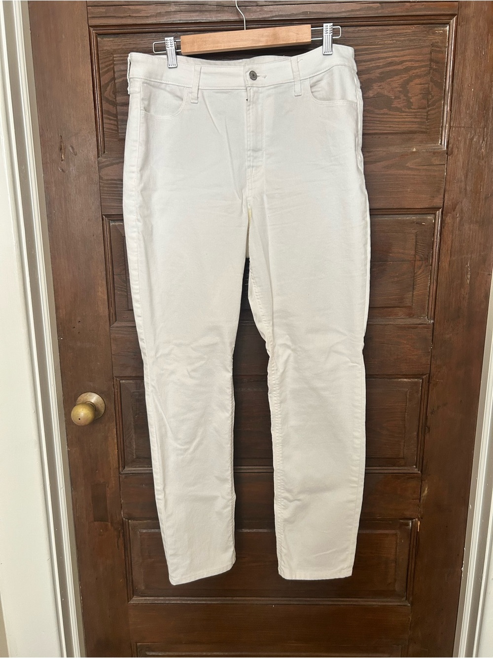 Old Navy White High Rise Straight Leg Women's Jeans